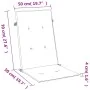 Cojines para silla respaldo alto 2 uds tela rojo tinto melange de , Cojines para sillas y sofás - Ref: Foro24-4002439, Precio...