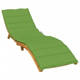 Cojín para tumbona tela verde melange 200x60x4 cm de , Cojines para sillas y sofás - Ref: Foro24-4002514, Precio: 43,45 €, De...