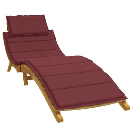 Sonnenliegekissen aus rotem Stoff Melange 186x58x3 cm von , Kissen für Stühle und Sofas - Ref: Foro24-4002485, Preis: 37,22 €...