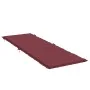 Cojín para tumbona tela rojo tinto melange 186x58x3 cm de , Cojines para sillas y sofás - Ref: Foro24-4002485, Precio: 37,22 ...