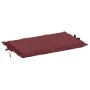 Cojín para tumbona tela rojo tinto melange 186x58x3 cm de , Cojines para sillas y sofás - Ref: Foro24-4002485, Precio: 37,22 ...