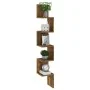 Eckwandregal geräuchertes Eichenholz 20x20x127,5 cm von , Regale und Regale - Ref: Foro24-815210, Preis: 31,15 €, Rabatt: %