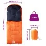 Saco de dormir de camping para adultos 3-4 estaciones de , Sacos de dormir - Ref: Foro24-94444, Precio: 27,42 €, Descuento: %