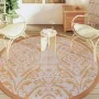 Alfombra de exterior ARAKIL naranja y blanca Ø200 cm PP de , Protectores para exterior - Ref: Foro24-368508, Precio: 45,06 €,...