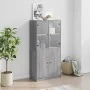 Aparador alto con puertas madera gris Sonoma 68x37x142 cm de , Aparadores - Ref: Foro24-3295869, Precio: 137,93 €, Descuento: %