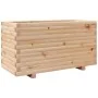 Solid pine wood planter 90x40x49.5 cm by , Pots and planters - Ref: Foro24-3282554, Price: 145,01 €, Discount: %