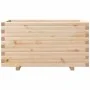Solid pine wood planter 90x40x49.5 cm by , Pots and planters - Ref: Foro24-3282554, Price: 145,01 €, Discount: %