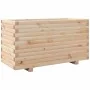 Solid pine wood planter 90x40x49.5 cm by , Pots and planters - Ref: Foro24-3282554, Price: 145,01 €, Discount: %