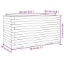 Solid pine wood planter 90x40x49.5 cm by , Pots and planters - Ref: Foro24-3282554, Price: 145,01 €, Discount: %