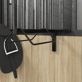 Wandhalterung für Stühle aus schwarzem Eisen von , Sattelständer - Ref: Foro24-172429, Preis: 44,89 €, Rabatt: %