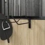 Soporte de silla de montura de pared hierro negro de , Soportes para sillas de montar - Ref: Foro24-172429, Precio: 44,89 €, ...