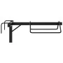 Black iron wall mount chair support by , Saddle stands - Ref: Foro24-172429, Price: 44,89 €, Discount: %