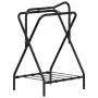 Freestanding folding mount holder black iron by , Saddle Accessories - Ref: Foro24-172441, Price: 79,52 €, Discount: %