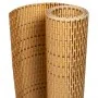 Balcony awning synthetic rattan light brown 1000x100 cm by , fence panels - Ref: Foro24-156279, Price: 111,62 €, Discount: %