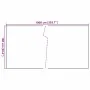 Balcony awning synthetic rattan light brown 1000x100 cm by , fence panels - Ref: Foro24-156279, Price: 111,62 €, Discount: %