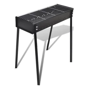 Quadratischer Holzkohlegrill mit Ständer von vidaXL, Grillen - Ref: Foro24-40713, Preis: 72,41 €, Rabatt: %