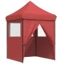 Tienda de fiesta plegable Pop-Up 4 paredes laterales burdeos by , Tents and gazebos - Ref: Foro24-4005003, Price: 140,49 €, D...