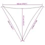 Blue HDPE triangular sail awning 160 g/m² 5x5x5 m by , Umbrellas - Ref: Foro24-311537, Price: 32,07 €, Discount: %