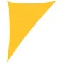 Yellow HDPE triangular sail awning 160 g/m² 4x5x6.8 m by , Umbrellas - Ref: Foro24-311596, Price: 30,81 €, Discount: %