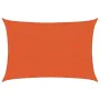 Toldo de vela rectangular HDPE naranja 160 g/m² 3x4,5 m de , Sombrillas - Ref: Foro24-311678, Precio: 39,19 €, Descuento: %