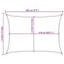 Rectangular sail awning HDPE orange 160 g/m² 6x8 m by , Umbrellas - Ref: Foro24-311690, Price: 89,72 €, Discount: %
