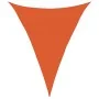 HDPE orange triangular sail awning 160 g/m² 5x6x6 m by , Umbrellas - Ref: Foro24-311703, Price: 49,66 €, Discount: %