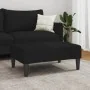 Fußstütze aus schwarzem Stoff 77x55x31 cm von , Osmanen - Ref: Foro24-4007382, Preis: 67,93 €, Rabatt: %