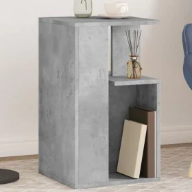 Engineered wood side table concrete gray 35x35x60 cm by , Coffee table - Ref: Foro24-840740, Price: 41,01 €, Discount: %
