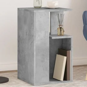 Mesa auxiliar madera de ingeniería gris hormigón 35x35x60 cm de , Mesas de centro - Ref: Foro24-840740, Precio: 41,01 €, Desc...