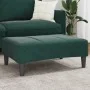 Reposapiés de terciopelo verde oscuro 77x55x31 cm de , Otomanas - Ref: Foro24-4007377, Precio: 67,25 €, Descuento: %