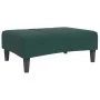 Reposapiés de terciopelo verde oscuro 77x55x31 cm de , Otomanas - Ref: Foro24-4007377, Precio: 67,25 €, Descuento: %