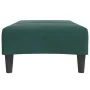 Reposapiés de terciopelo verde oscuro 77x55x31 cm de , Otomanas - Ref: Foro24-4007377, Precio: 67,25 €, Descuento: %