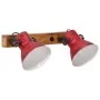 Worn red wall lamp 25 W E27 45x25 cm by , Lamps - Ref: Foro24-371824, Price: 51,21 €, Discount: %