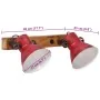 Worn red wall lamp 25 W E27 45x25 cm by , Lamps - Ref: Foro24-371824, Price: 51,21 €, Discount: %