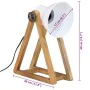 Weiße Schreibtischlampe 25 W E27 30x17x40 cm von , Lampen - Ref: Foro24-371900, Preis: 36,92 €, Rabatt: %