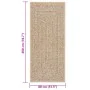 ZIZUR rug jute appearance indoor and outdoor 80x200 cm by , Rugs - Ref: Foro24-4006151, Price: 64,58 €, Discount: %