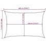 HDPE orange sail awning 160 g/m² 4x6 m by , Umbrellas - Ref: Foro24-311684, Price: 58,72 €, Discount: %