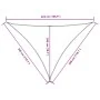 Yellow oxford fabric triangular sail awning 3x3x4.24 m by , Umbrellas - Ref: Foro24-135612, Price: 26,84 €, Discount: %