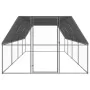 Jaula gallinero de acero galvanizado 3x8x2 m de , Jaulas y habitáculos para animales pequeños - Ref: Foro24-3278820, Precio: ...