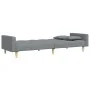 2-seater sofa bed with light gray fabric stool by , Sofas - Ref: Foro24-3258106, Price: 340,81 €, Discount: %