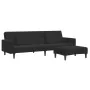 2-Sitzer-Schlafsofa mit schwarzem Samthocker von , Sofas - Ref: Foro24-3258119, Preis: 328,30 €, Rabatt: %