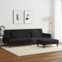 2-seater sofa bed with black velvet stool by , Sofas - Ref: Foro24-3258119, Price: 328,30 €, Discount: %