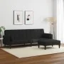 2-Sitzer-Schlafsofa mit schwarzem Stoffhocker von , Sofas - Ref: Foro24-3258125, Preis: 337,54 €, Rabatt: %