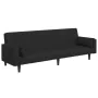 2-Sitzer-Schlafsofa mit schwarzem Stoffhocker von , Sofas - Ref: Foro24-3258125, Preis: 337,54 €, Rabatt: %