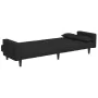 2-Sitzer-Schlafsofa mit schwarzem Stoffhocker von , Sofas - Ref: Foro24-3258125, Preis: 337,54 €, Rabatt: %