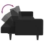 2-Sitzer-Schlafsofa mit schwarzem Stoffhocker von , Sofas - Ref: Foro24-3258125, Preis: 337,54 €, Rabatt: %