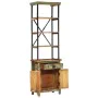 Aparador de madera maciza reciclada 55x30x180 cm de , Aparadores - Ref: Foro24-358884, Precio: 249,18 €, Descuento: %