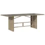 Set comedor de jardín 9 pzas con cojines ratán sintético beige by , Garden sets - Ref: Foro24-3276810, Price: 1,00 €, Discoun...