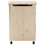 RANA Schmutzwäschekorb aus massivem Kiefernholz mit Rädern 45x45x64 cm von , Wäschekörbe - Ref: Foro24-4002341, Preis: 78,88 ...
