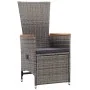 11 pcs garden dining set and cushions synthetic rattan gray by , Garden sets - Ref: Foro24-3277558, Price: 1,00 €, Discount: %